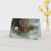 Carte de note florale (Fleur jaune)