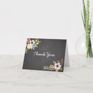 CARTE DE NOTE FLORALE DE MERCI DU TABLEAU %PIPE%