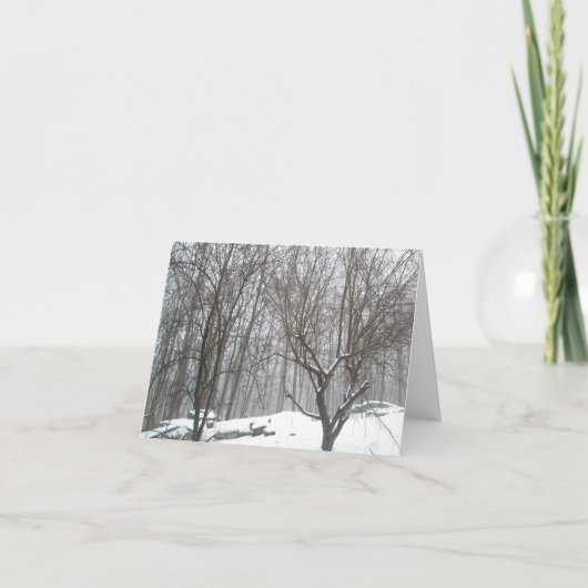 Carte de note Foggy Winter Day (Devant)