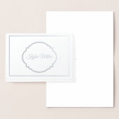 Carte de note Foil Nom personnalisé (Affichage)