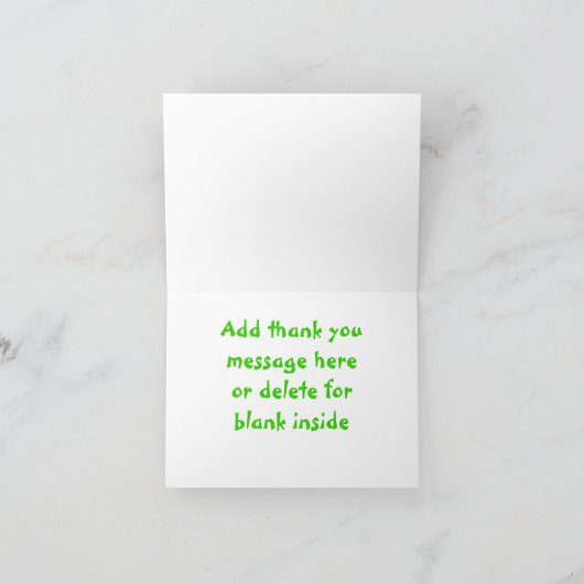 Carte de note folle de Merci de scientifique de (Intérieur)