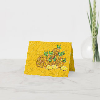 Carte de note fruit doux et tropical .