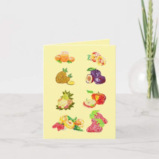 Carte de Note : Fruits De L'Amour (Devant)