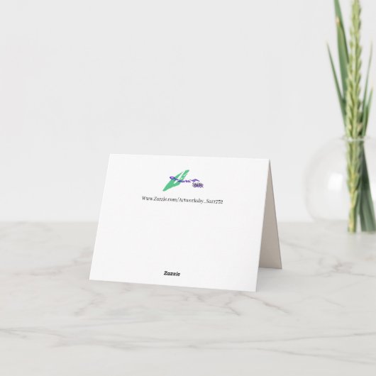 Carte de note : Fruits tropicaux (Dos)