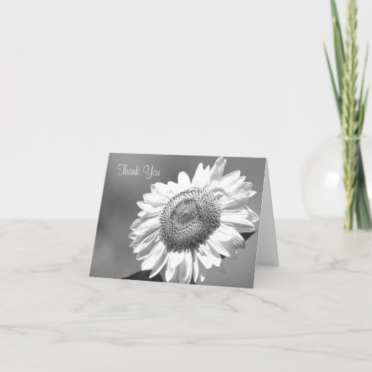 Carte de note funèbre de Merci -- Tournesol (Devant)