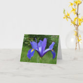 Carte de note Garden Iris (Fleur jaune)