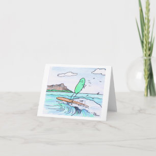 Carte de note Green Weenii "Green Hawaii"