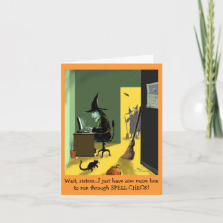 Carte de note Green Weenii "Spell Check"