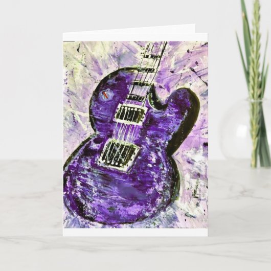 Carte de note guitare<Blank Inside> (Devant)