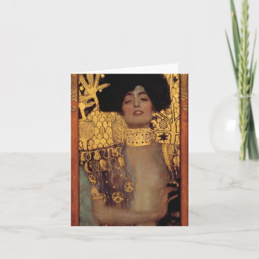 Carte de note Gustav Klimt Judith (Devant)