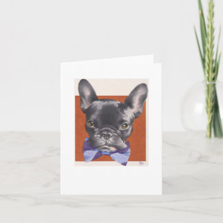 Carte de note "habillé pour le dîner"