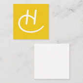 Carte de note Happy-o-grammes (Devant / Derrière)