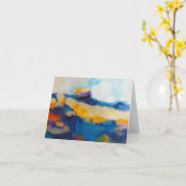 Carte de note "High Summer" (Fleur jaune)