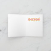 Carte de note HoHoHo (Intérieur)