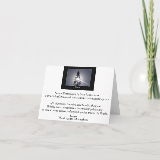 Carte de note HOPE Scripture (Dos)