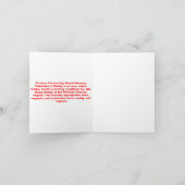 Carte de note humanitaire de "Pedro" de société (Intérieur)