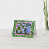 Carte de note Hydrangea (Devant)