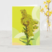 Carte de note IBSP Beach Solidago (Goldenrod) (Fleur jaune)