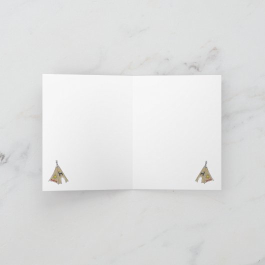 Carte de note indienne Lady (Intérieur)