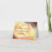 Carte de note Inspiration du Rose de devis Nature (Devant)