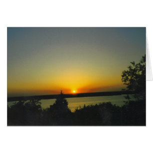 Carte de note Inspiration Sunset