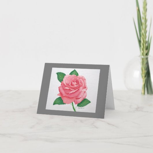 Carte de note Inspirative Pink Passion (Devant)