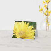 Carte de note jaune de Gerber (Fleur jaune)