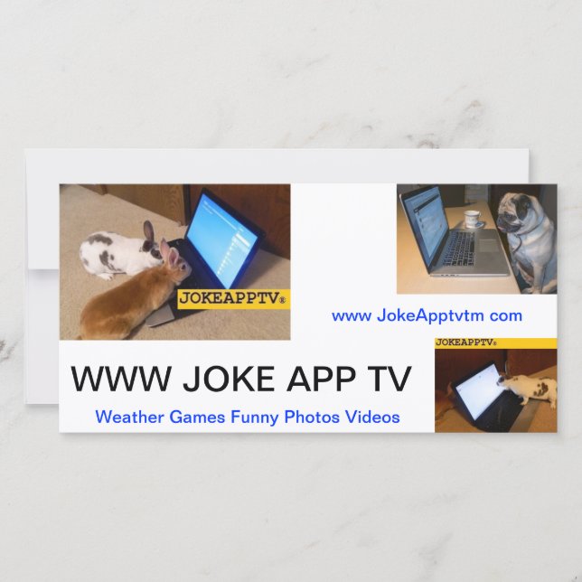 Carte de note JokeApp (Devant)