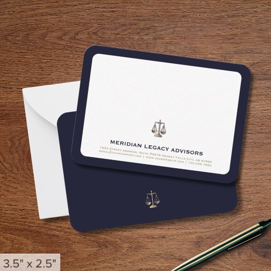 Carte de note juridique de l'échelle de la Marine