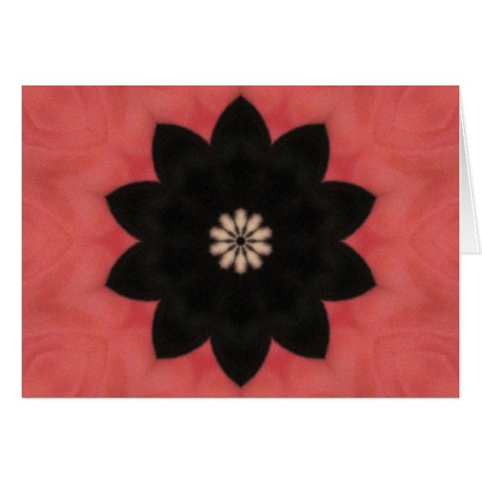 carte de note kaleidoscope (Devant Horizontal)