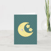 Carte de note Kawaii Moon et Stars (Devant)