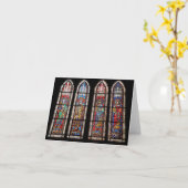 Carte de note Kings en verre tendu (Fleur jaune)
