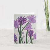 Carte de note Lavendar Bell Flowers (Devant)