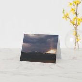 Carte de note Les yeux dans le ciel (Fleur jaune)