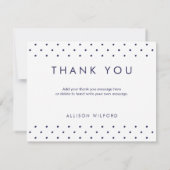 Carte de note licenciée de Merci de photo de (Dos)