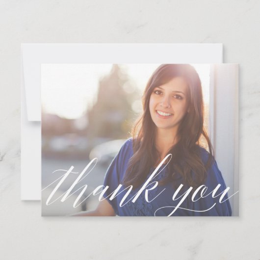 Carte de note licenciée de Merci de photo de (Devant)