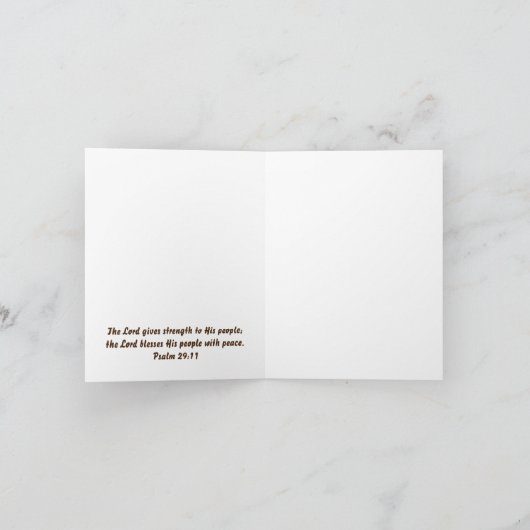 Carte de note Lion (Intérieur)