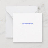 Carte de note Little Fox Mini Thank You (Dos)