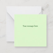 Carte de note Little Green Frog Thank You (Dos)