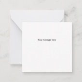 Carte de note Little Ladybug Mini Thank You (Dos)