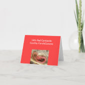 Carte de note Little Red Centipede (Dos)