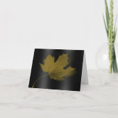 Carte de note Lonely Maple Leaf (Devant)