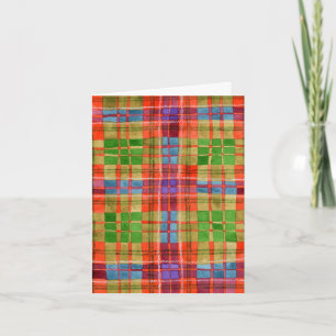 Carte de note MAC RAE TARTAN