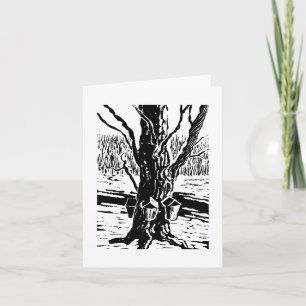 Carte de note magique Springtime