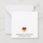 Carte de note Mandala (Dos)