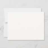 Carte de note manuscrite à Mariage Rose chic (Dos)