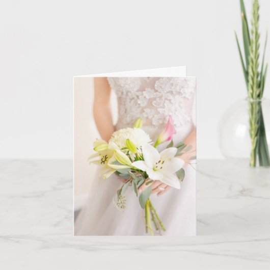 Carte de note mariage (Devant)