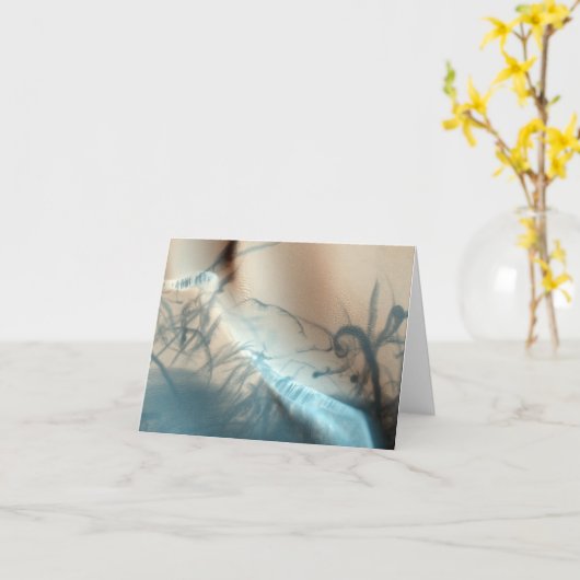 Carte de note Mars tatouée (Fleur jaune)