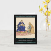 Carte de note médiévale Knights and Armor, 1100 ch (Fleur jaune)