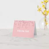Carte de note Merci (Fleur jaune)